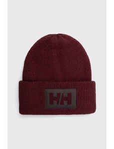 Καπέλο Helly Hansen HH BOX BEANIE χρώμα: καφέ 53648