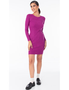 Owtwo Φόρεμα mini πλεκτό ριπ απαλής ύφανσης - Fucshia Purple (Magenta)