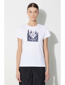 Αθλητικό μπλουζάκι Columbia Sun Trek Sun Trek χρώμα: άσπρο IL3431 1931753