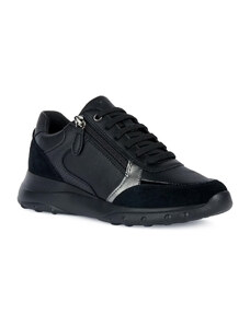 Geox D Alleniee B Black Γυναικεία Ανατομικά Sneakers Μαύρα (D36LPB 05422 C9999)