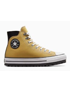 Δερμάτινα ελαφριά παπούτσια Converse Chuck Taylor All Star City Trek χρώμα: κίτρινο, A04482C F3A04482C