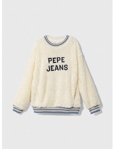 Παιδική μπλούζα Pepe Jeans χρώμα: μπεζ