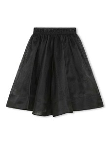 Παιδική φούστα Karl Lagerfeld χρώμα: μαύρο