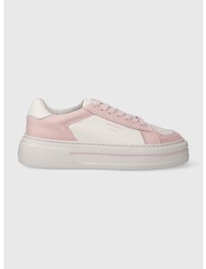 Δερμάτινα αθλητικά παπούτσια Copenhagen χρώμα: ροζ, CPH181