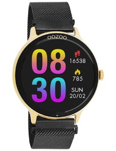 OOZOO Smartwatch Q00137 Black Stainless Steel Bracelet