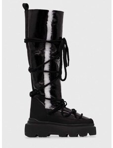 Δερμάτινες μπότες χιονιού Inuikii Endurance Cozy High χρώμα: μαύρο, 75107-144 F375107-144