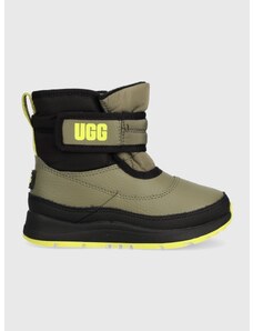 Παιδικές χειμερινές μπότες UGG T TANEY WEATHER χρώμα: γκρι