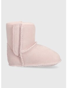 Μπότες χιονιού σουέτ για παιδιά UGG I BABY CLASSIC G χρώμα: ροζ