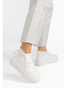 Zapatos Sneakers με πλατφόρμα Eillia λευκά