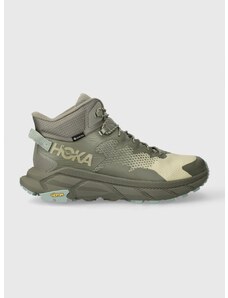 Παπούτσια Hoka One One Trail Code GTX χρώμα: πράσινο F30