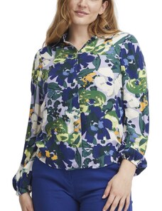 FRANSA Γυναικείο φλοράλ μακρυμάνικο πουκάμισο 20612479-202205, Χρώμα Πολύχρωμο, Μέγεθος S