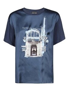 EMPORIO ARMANI T-Shirt 6R2T7W2JTAZ 0912 blu scuro