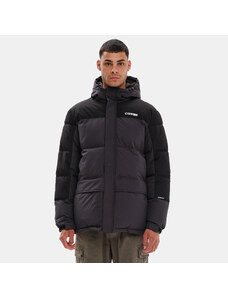 EMERSON MEN’S HOODED PUFFER JACKET ΓΚΡΙ