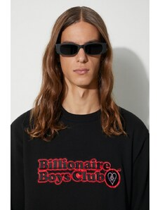Βαμβακερή μπλούζα Billionaire Boys Club OUTDOORSMAN CREWNECK χρώμα: μαύρο, B23338 F3B23338