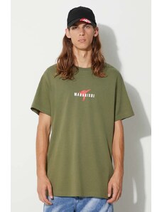 Βαμβακερό μπλουζάκι Maharishi Invisible Warrior T-Shirt χρώμα: πράσινο, 1070