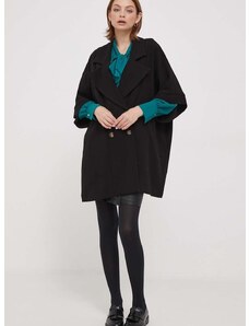 Παλτό Artigli χρώμα: μαύρο