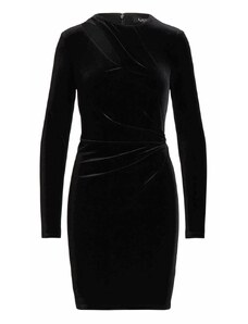 RALPH LAUREN Φορεμα Stretch Velvet Cocktail Dress 253918924002 black velvet