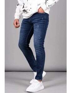 Madmext Blue Skinny Leg Slim Fit Men's Jeans 6329