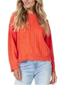 ESQUALO Γυναικείο πορτοκαλί πουλόβερ F23 18502 440 Orange, Χρώμα Πορτοκαλί, Μέγεθος L