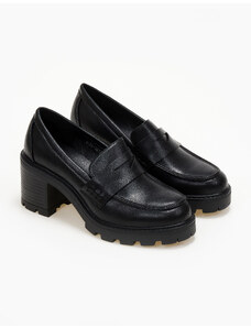issue Γόβες τύπου loafers με χοντρό τακούνι - Μαύρο - 032015