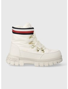 Παιδικές χειμερινές μπότες Tommy Hilfiger χρώμα: άσπρο