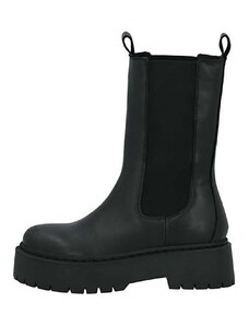 Δερμάτινες μπότες τσέλσι Bianco BIADEB γυναικείες, χρώμα: μαύρο, 30.50728