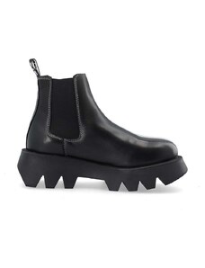 Δερμάτινες μπότες τσέλσι Bianco BIAJOSEFINE γυναικείες, χρώμα: μαύρο, 11300816