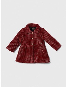 Παιδικό παλτό Guess χρώμα: κόκκινο