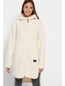 FUNKY BUDDHA Oversized γυναικείο fleece παλτό