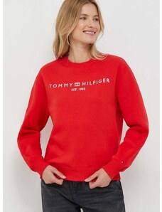 Μπλούζα Tommy Hilfiger χρώμα: κόκκινο