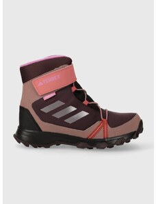 Παιδικά παπούτσια adidas TERREX TERREX SNOW CF R.RD χρώμα: μοβ