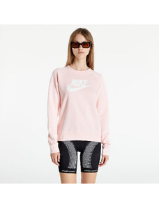Γυναικεία φούτερ Nike NSW Essential Fleece Graphic Crew Atmosphere/ White