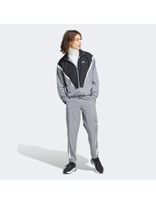 ADIDAS PERFORMANCE ADIDAS SPORTSWEAR WOVEN NON-HOODED TRACK SUIT ΓΚΡΙ