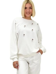 Potre Γυναικεία μπλούζα φούτερ με στρας