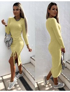 Creative Φόρεμα - κώδ. 31011 - κίτρινο