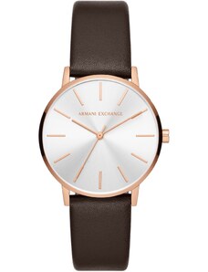 ARMANI EXCHANGE Lola - AX5592, Rose Gold case with Brown Leather Strap