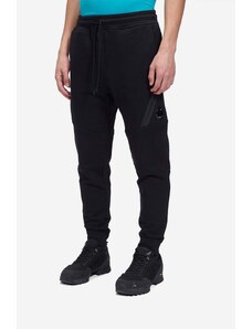 Βαμβακερό παντελόνι C.P. Company Jogging Pant χρώμα: μαύρο