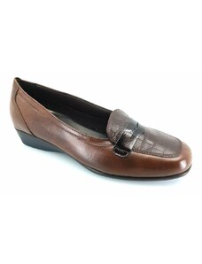Boxer 52981 (καφέ φολίδες) penny loafers