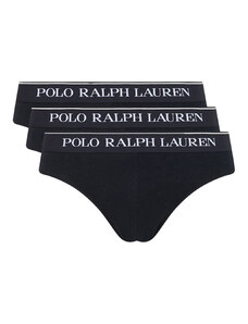 Polo Ralph Lauren 3-Pack Stretch Cotton Low Rise Briefs-Black