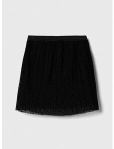 Παιδική φούστα Tommy Hilfiger χρώμα: μαύρο