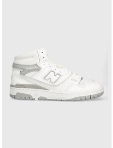 Δερμάτινα αθλητικά παπούτσια New Balance BB650RVW χρώμα: άσπρο F30