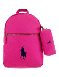 Παιδικό σακίδιο Polo Ralph Lauren χρώμα: ροζ