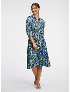 Orsay Green &; Blue Γυναικείο Φλοράλ Πουκάμισο Φόρεμα - Γυναικεία