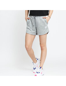Γυναικεία σορτς Nike NSW Essential Fleece High-Rise Shorts French Terry Dk Grey Heather/ White