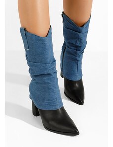 Zapatos Μπότες με χοντρό τακούνι Verta μπλε