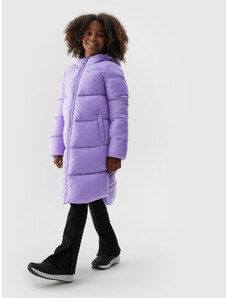 4F Girl's quilted down coat - purple