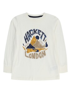 Hackett London Μπλουζάκι μπλε / ανοικτό καφέ / πορτοκαλί / λευκό