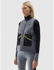 4F Women's skitour trekking vest with Primaloft Active filling - grey