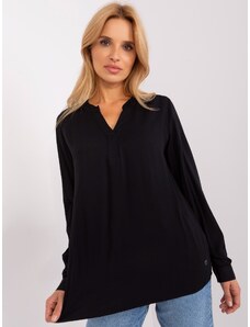 Fashionhunters Black SUBLEVEL Long Sleeve Shirt