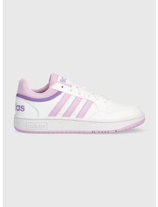 Παιδικά αθλητικά παπούτσια adidas Originals HOOPS 3.0 K χρώμα: άσπρο